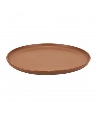 Farfurie ceramica pentru cina, 27 cm, Mira Brown - VILLACER